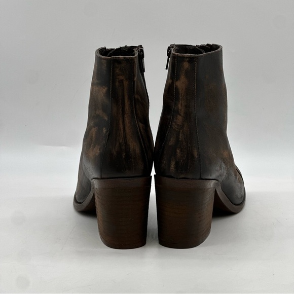 Freebird Claire Distressed Leather Ankle Boots. Size 11 - Picture 6 of 10